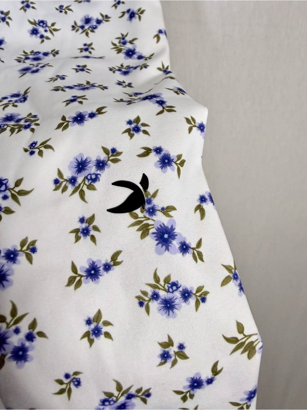 Glyder XS Floral High-Waist Leggings - Blue/purple mini flower Print - Picture 4 of 5